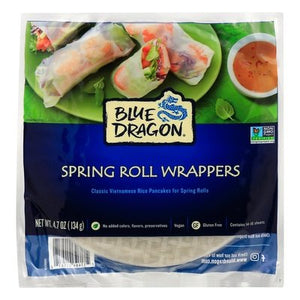 Blue Dragon Spring Roll Wrappers 12/4.7 OZ [UNFI #377218] [ebt]