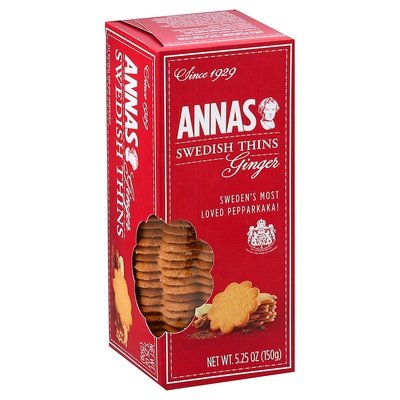 Annas Swedish Thins Ginger 12/5.25 OZ [UNFI #874024] [ebt]