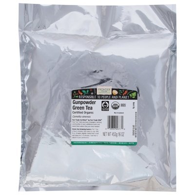 Frontier Nat Prod Co-Op Green Tea Gunpowder 1LB [UNFI-CARLISLE #551770] [ebt]