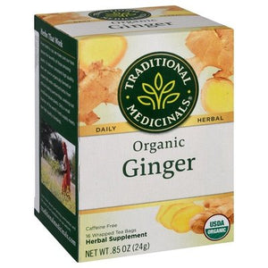 Traditional Medicinals Herbal Supplement Organic Ginger Tea Bags 6/16 BAG [UNFI #517458] [ebt]