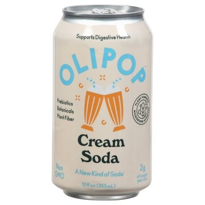Olipop Soda Cream 12/12 OZ [UNFI #2872398] [ebt]