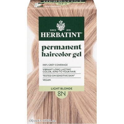 Herbatint Haircolor Gel Permanent Light Blonde 8N 1/5.75 OZ [UNFI-CARLISLE #3115334]