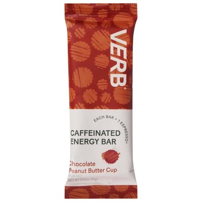 Verb Energy Energy Bar Caffeinated Chocolate Peanut Butter Cup 16/.92 OZ [UNFI-CARLISLE #2931152] [ebt]