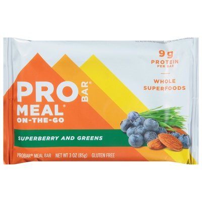 Probar Meal Bar On-The-Go Superberry And Greens 12/3 OZ [UNFI-CARLISLE #1191600] [ebt]