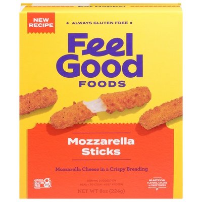 Feel Good Foods Mozzarella Sticks 9/8 OZ [UNFI #2730000] [ebt]