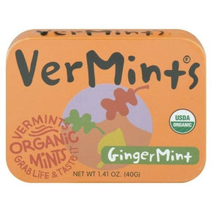 Vermints Mints Organic Gingermint 6/1.41 OZ [UNFI-CARLISLE #445957] [ebt]