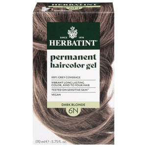 Herbatint Haircolor Gel Permanent Dark Blonde 6N 1/5.75 OZ [UNFI-CARLISLE #3115532]