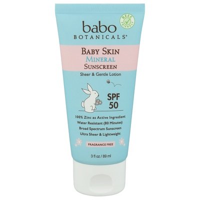 Babo Botanicals Sunscreen Mineral Baby Skin Spf 50 1/3 OZ [UNFI-CARLISLE #2359453]