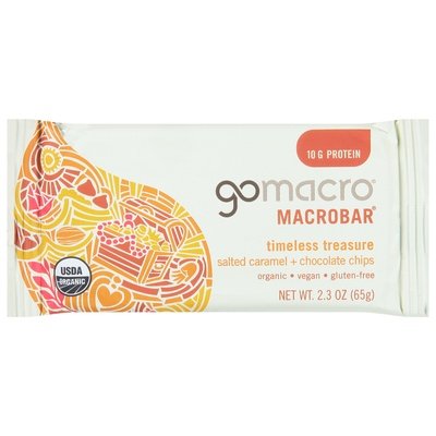 Gomacro Macrobar Salted Caramel + Chocolate Chips 12/2.3 OZ [UNFI-CARLISLE #2795177] [ebt]