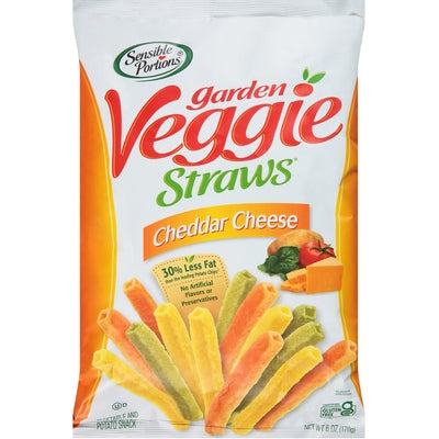 Sensible Portions Cheddar Cheese Vegetable & Potato Snack 6/6 OZ [UNFI #02806222] [ebt]