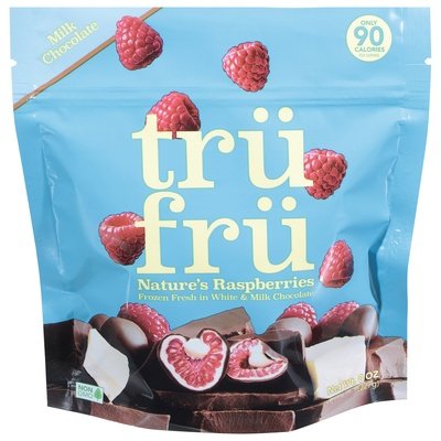 Tru Fru Natures Raspberries Milk Chocolate 6/8 OZ [UNFI #2507648] [ebt]