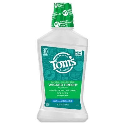 Toms Of Maine Mouthwash Cool Mountain Mint Wicked Fresh 1/16 OZ [UNFI-CARLISLE #264606]