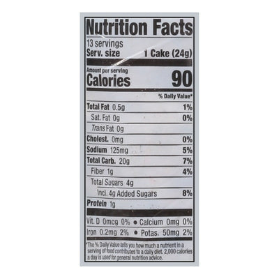 Lundberg Family Farms Rice Cakes Organic Whole Grain Salted Caramel 6/10.5 OZ [UNFI #3074655] [ebt]