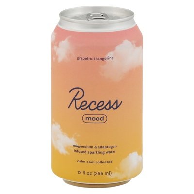 Recess Sparkling Water Mood Grapefruit Tangerine 12/12 OZ [UNFI #2917292] [ebt]