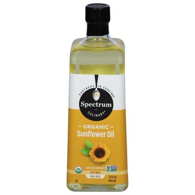 Spectrum Naturals Sunflower Oil Organic 12/32 OZ [UNFI #0540294] [ebt]