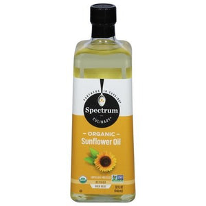 Spectrum Naturals Sunflower Oil Organic 12/32 OZ [UNFI #0540294] [ebt]