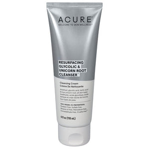 Acure Cleansing Cream Resurfacing Glycolic & Unicorn Root Cleanser 1/4 OZ [UNFI-CARLISLE #2532927]