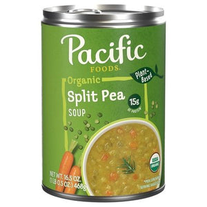 Pacific Foods Soup Split Pea Organic Plant-Based 12/16.5 Z [UNFI #2854396] [ebt]