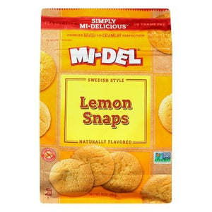 Mi-Del Lemon Snaps Swedish Style 8/10 OZ [UNFI #2006088] [ebt]