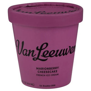 Van Leeuwen Ice Cream French Ice Cream Marionberry Cheesecake 8/14 OZ [UNFI #2650208] [ebt]