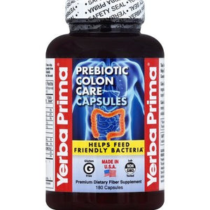Yerba Prima Colon Care Capsules 180 Cap [UNFI-CARLISLE #0954008]
