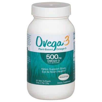 I-Health Inc. Omega-3 Plant-Based 500 mg Softgels 1/60 SGEL [UNFI-CARLISLE #3133659]
