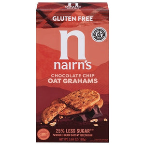 Nairns Oat Grahams Gluten Free Chocolate Chip 6/5.64 OZ [UNFI #2801058] [ebt]