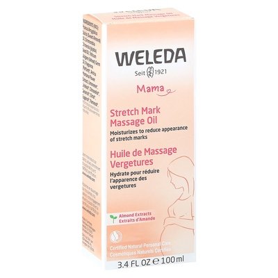 Weleda Stretch Mark Massage Oil W/Pump 1/3.4 OZ [UNFI-CARLISLE #777615]