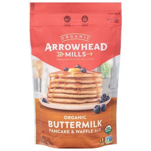 Arrowhead Mills Pancake & Waffle Mix Organic Buttermilk 6/22 OZ [UNFI #2867844] [ebt]