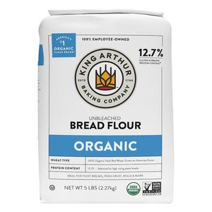 King Arthur Flour Bread Flour Unbleached Organic 6/5 LB [UNFI #959619] [ebt]