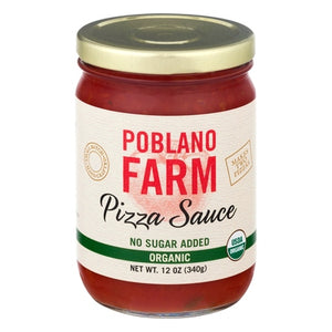 Poblano Farm Pizza Sauce Organic 12/12 OZ [UNFI #02459360] [ebt]