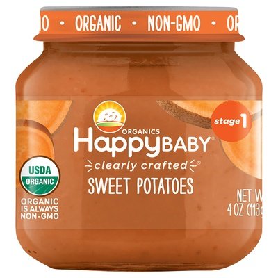 Happy Baby Sweet Potatoes Organics Stage 1 6/4 OZ [UNFI #2473692] [ebt]