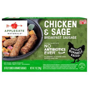 Applegate Farms Breakfast Sausage Chicken & Sage 12/7 OZ [UNFI #1225630] [ebt]