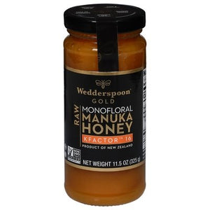Wedderspoon Honey Raw Monofloral Manuka Gold 6/11.5 OZ [UNFI #2367936] [ebt]