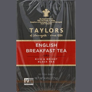 Taylors Of Harrogate Tea English Breakfast Bags 6/50 BAG [UNFI #1344316] [ebt]