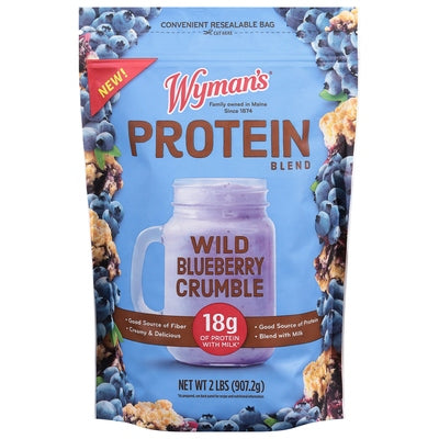 Wymans Of Maine Protein Blend Wild Blueberry Crumble 6/2 LB [UNFI #03098472] [ebt]
