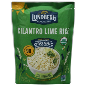 Lundber Family Farms Cilantro Lime Rice Organic 6/8 OZ [UNFI #3034204] [ebt]