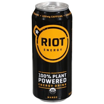 Riot Energy Energy Drink Organic Mango 12/16 OZ [UNFI #2551174] [ebt] D