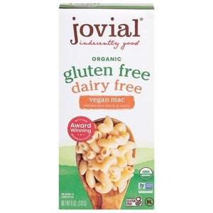Jovial Vegan Mac Dairy Free Gluten Free Organic 12/6 OZ [UNFI #2962108] [ebt]