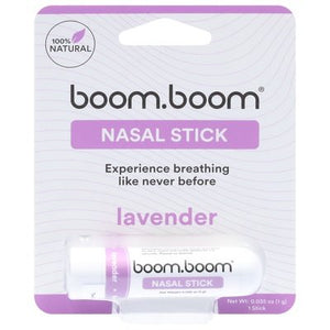 Boomboom Nasal Stick Lavender 6CT [UNFI-CARLISLE #3027075]