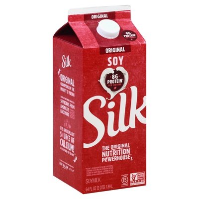 Silk Soymilk Original 6/64 OZ [UNFI #730523] [ebt]