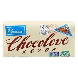 Chocolove Milk Chocolate 33% Cocoa Content 12/1.3 OZ [UNFI-CARLISLE #663807] [ebt]