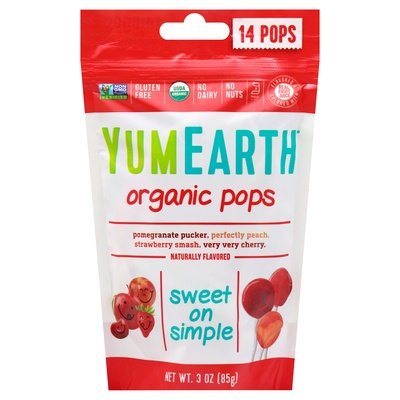 Yumearth Pops Organic 6/3 OZ [UNFI #0850750] [ebt]