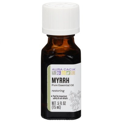 Aura Cacia Pure Essential Oil Myrrh Restoring 1/.5 OZ [UNFI-CARLISLE #714089]