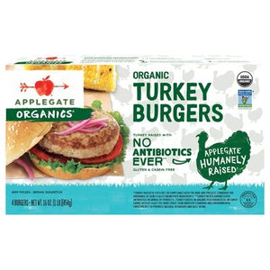 Applegate Farms Burgers Organic Turkey 12/16 OZ [UNFI #289074] [ebt]