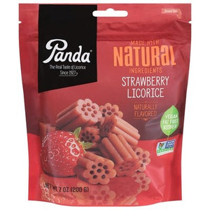Panda Licorice Licorice Strawberry 6/7 OZ [UNFI #2789014] [ebt]