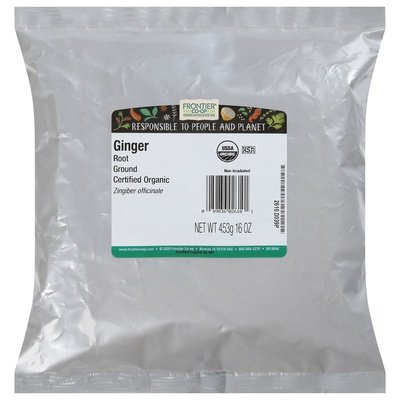 Frontier Nat Prod Co-Op Ginger Root Ground 1LB [UNFI-CARLISLE #119800] [ebt]