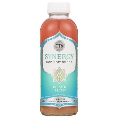 Gts Kombucha Raw Island Bliss 12/16 OZ [UNFI #2917029] [ebt] D