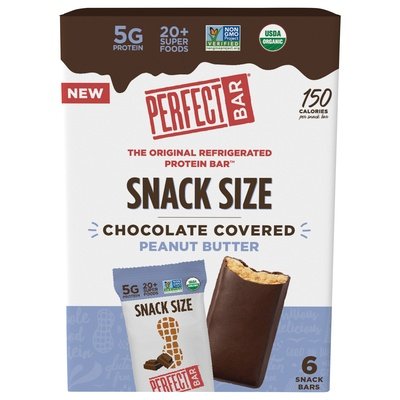 Perfect Bar Protein Bar Chocolate Covered Peanut Butter Snack Size 6/6.34 OZ [UNFI #2828002] [ebt]