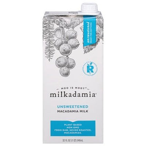 Milkadamia Macadamia Milk Unsweetened 6/32 OZ [UNFI #1857200] [ebt]